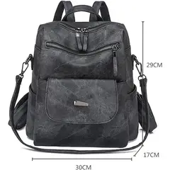 PUREPOWER - Mochila Para Mujer Moderna De Piel Sintética Informal De