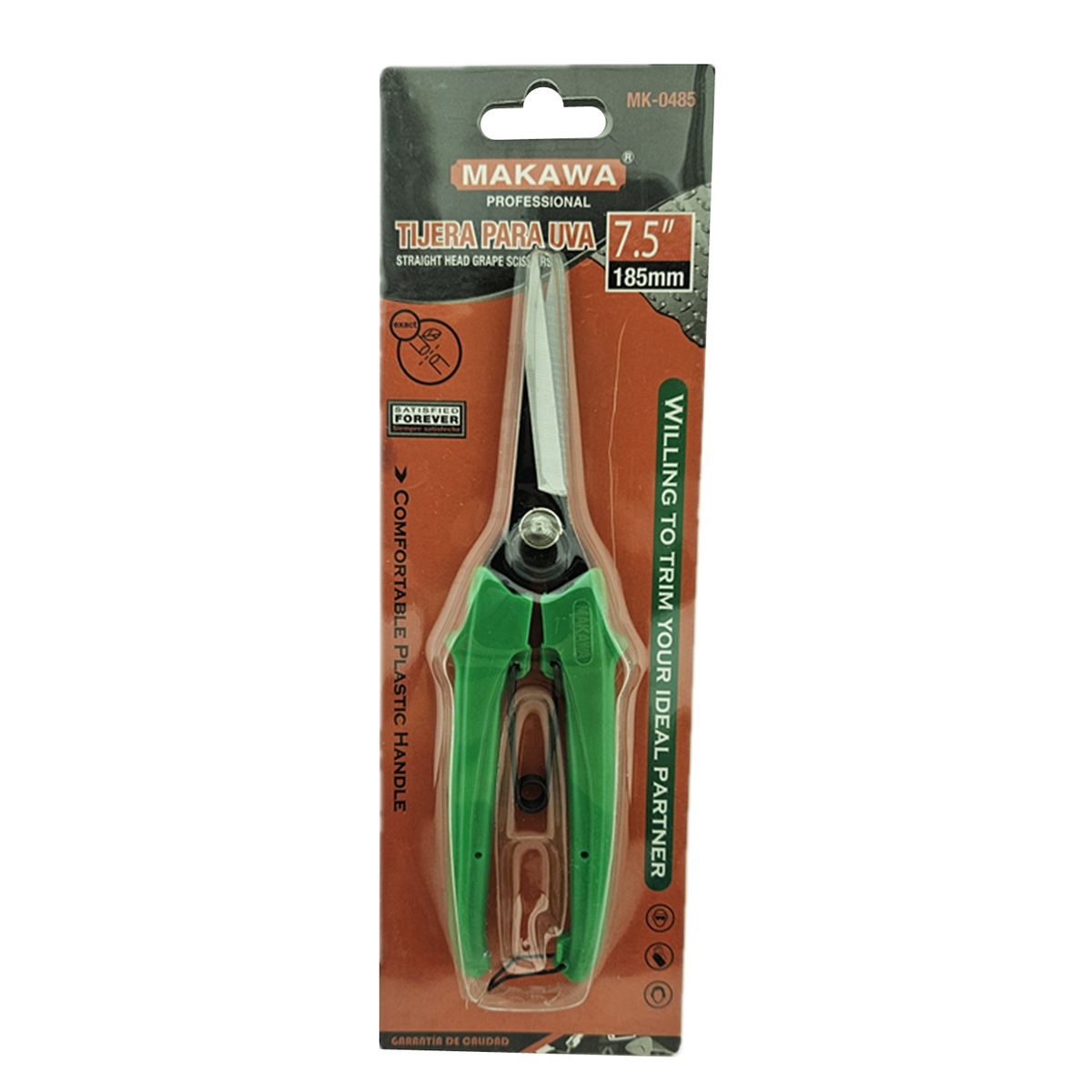 MAKAWA - Tijera De Podar Fruta Uva 7.5 Pulgadas Mk-0485