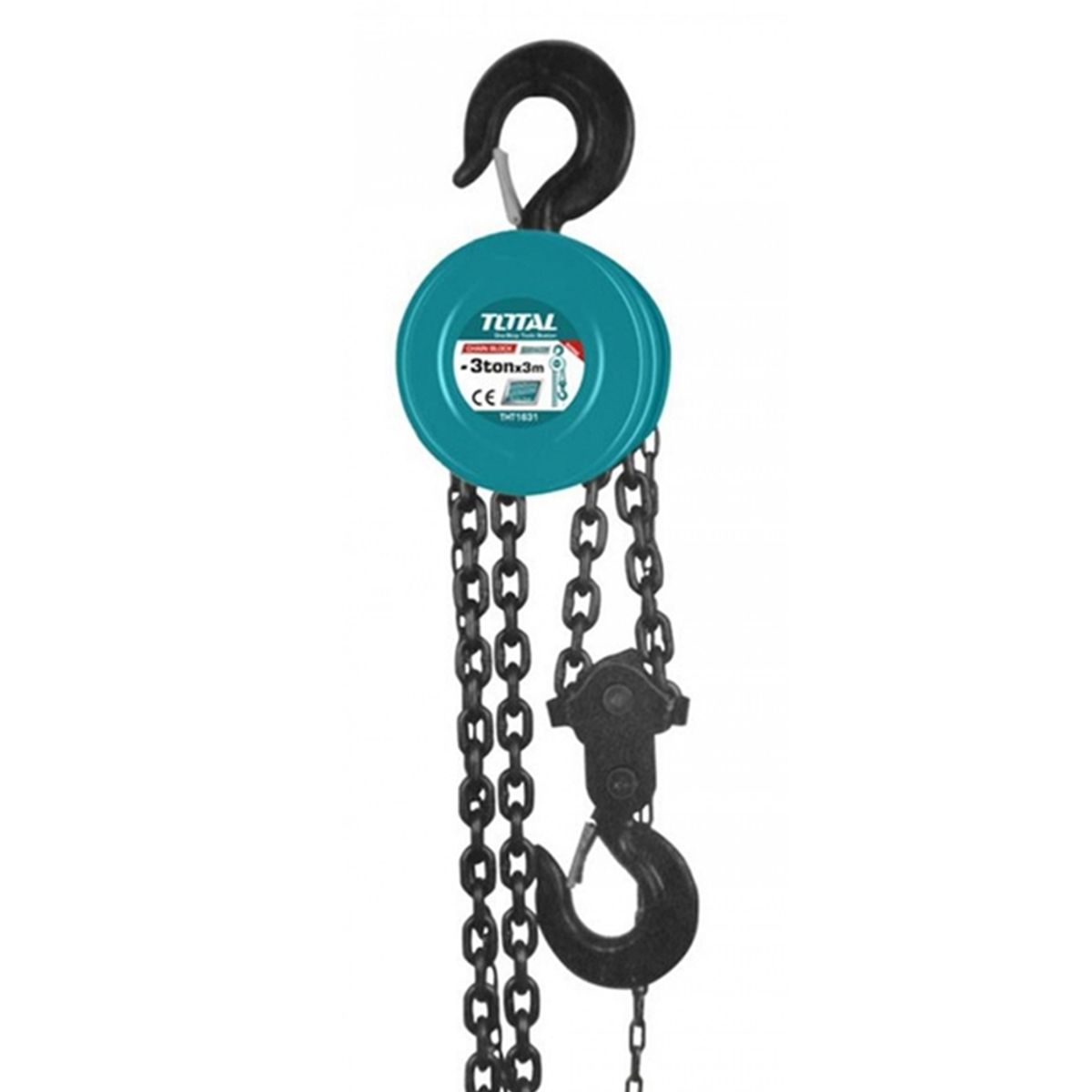 TOTAL TOOLS - Tecle Con Cadena Manual 3 Tonelada 3 Metros Total