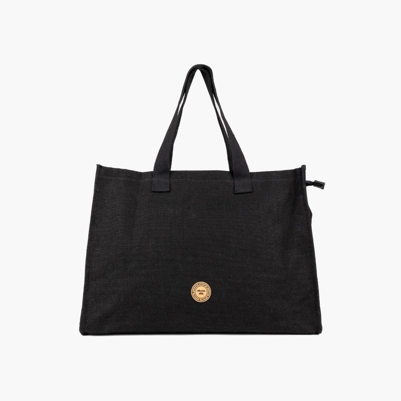 LOUNGE - Bolso Cooler Playa Negro Mujer