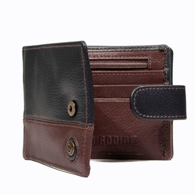 Imagen 2 del producto Billetera Hombre Capri 986 Azul/Cafe