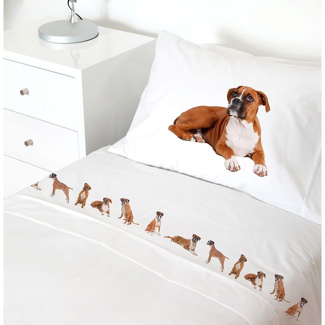 TUYO PRINT - Juego de Sábanas 1 Plaza Boxer - Tuyo Print