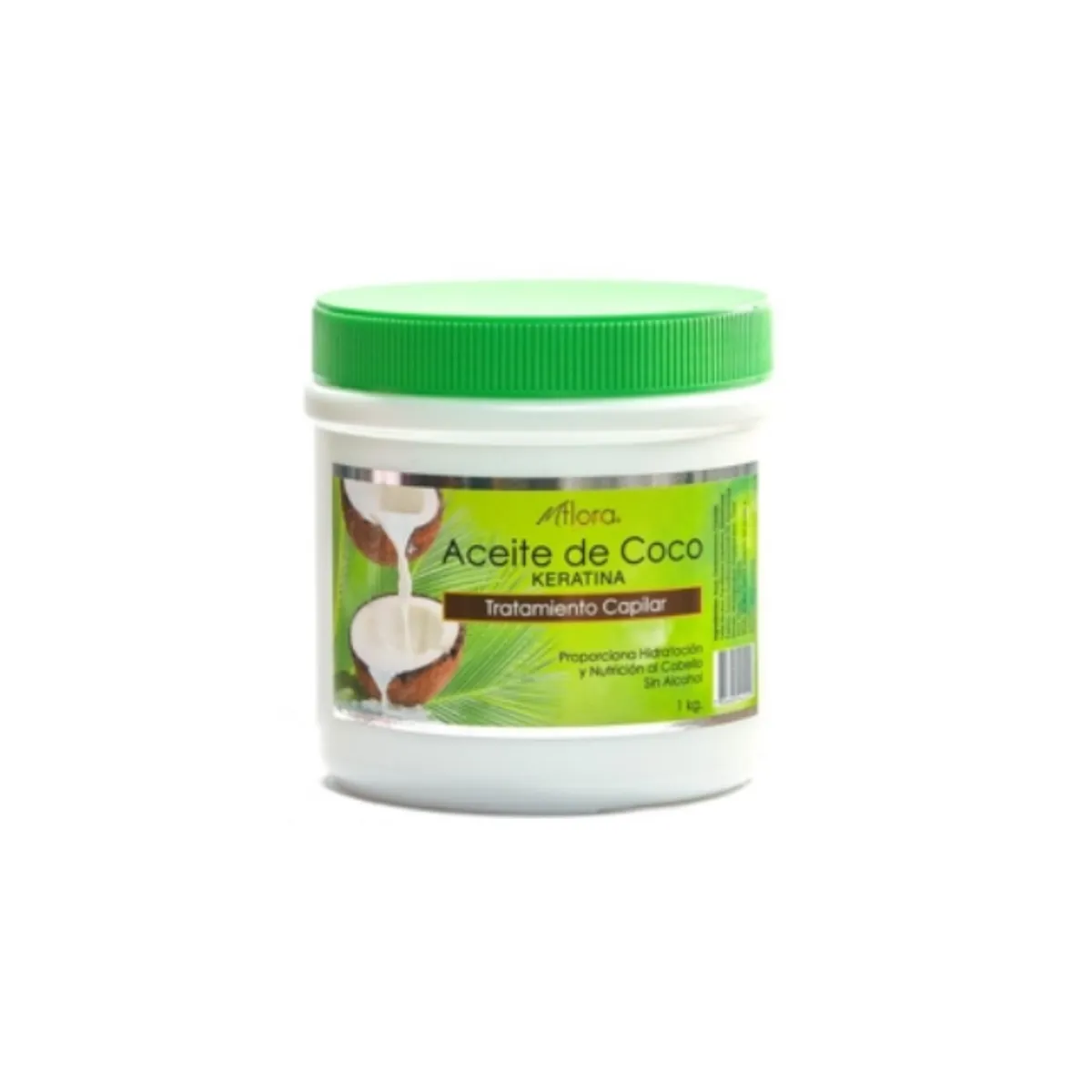 GENERICO - Flora® Crema Keratina con Aceite de Coco 1kg