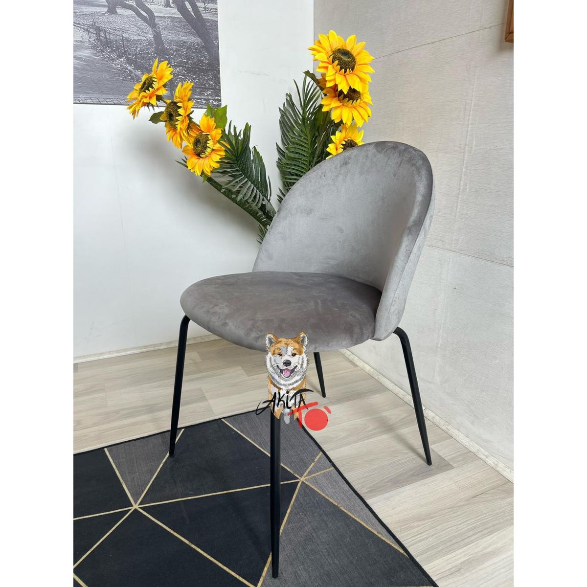 GENERICO - Silla Bread Felpa GRIS