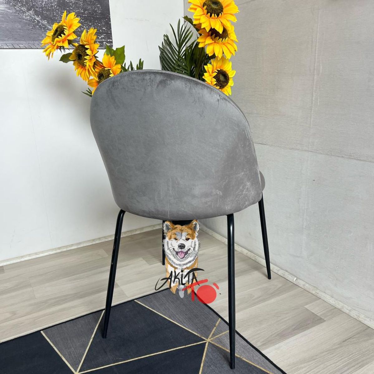 GENERICO - Silla Bread Felpa GRIS