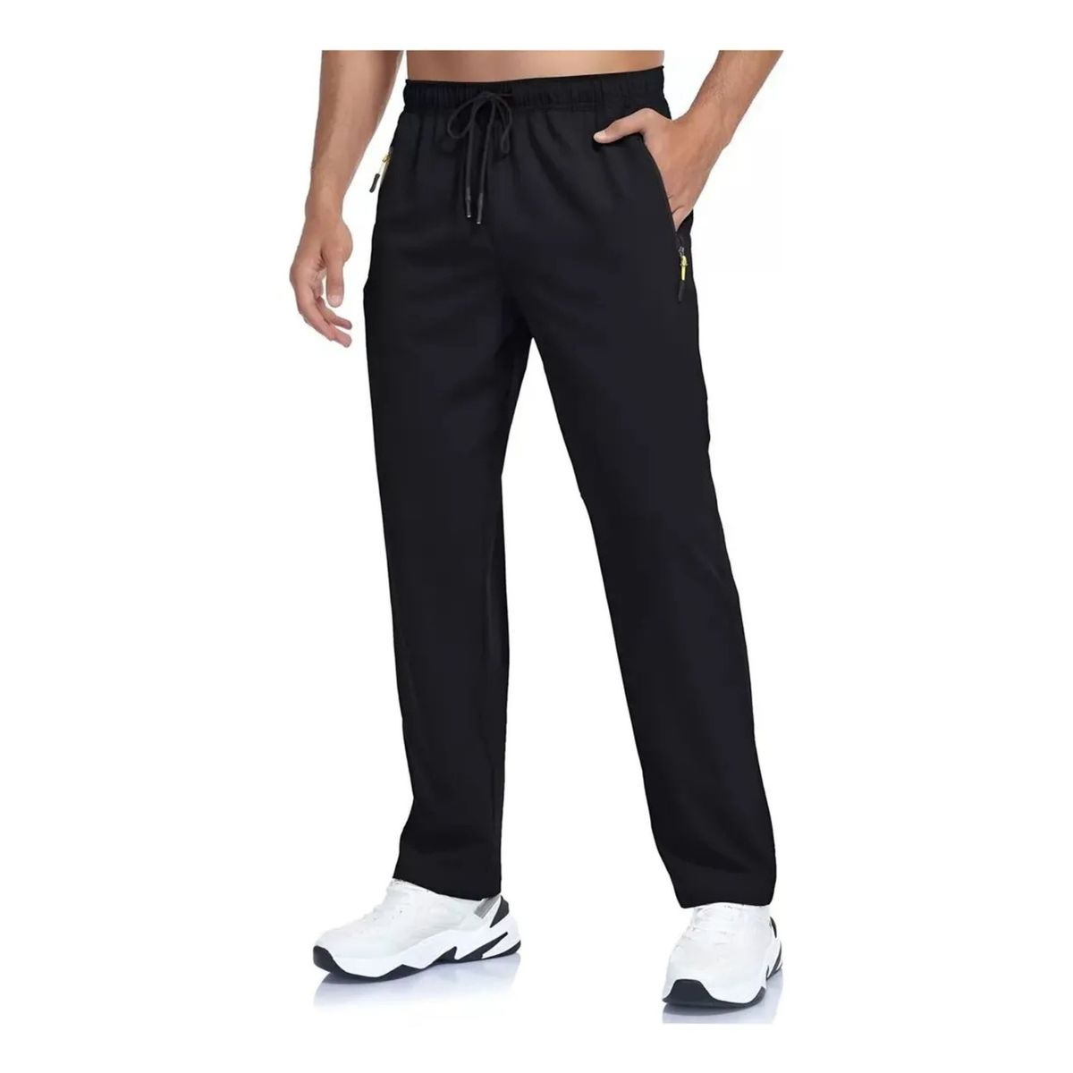 LOOK SHOP - Pantalón Hombre Buzo Recto Tradicional Delgado Verano 890