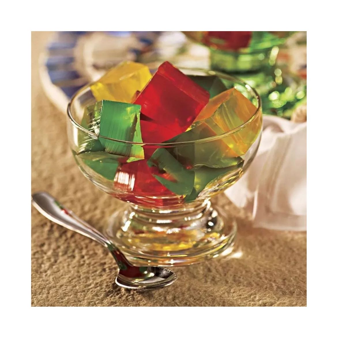 ALLEGRA - Set 6 Copas Vidrio Postre Helado Ice Cream Allegra 225ml