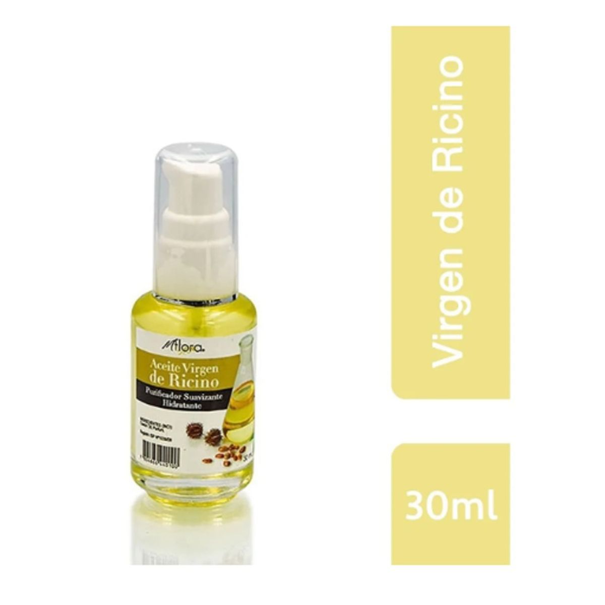 GENERICO - Flora® Aceite Virgen De Ricino Para Pelo Y Pestañas 30ml
