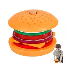 GENERICO - Hamburguesas De Madera Juguete Montessori De Apilamiento