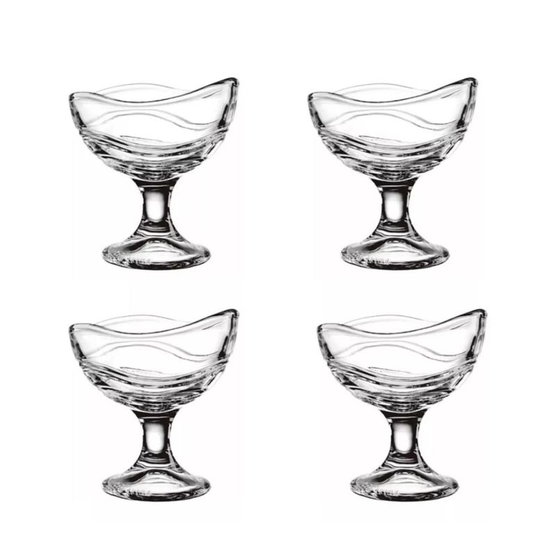 ALLEGRA - Set 4 Copas Postre Helados Frutas Florencia Allegra 300ml