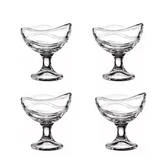 ALLEGRA - Set 4 Copas Postre Helados Frutas Florencia 300ml