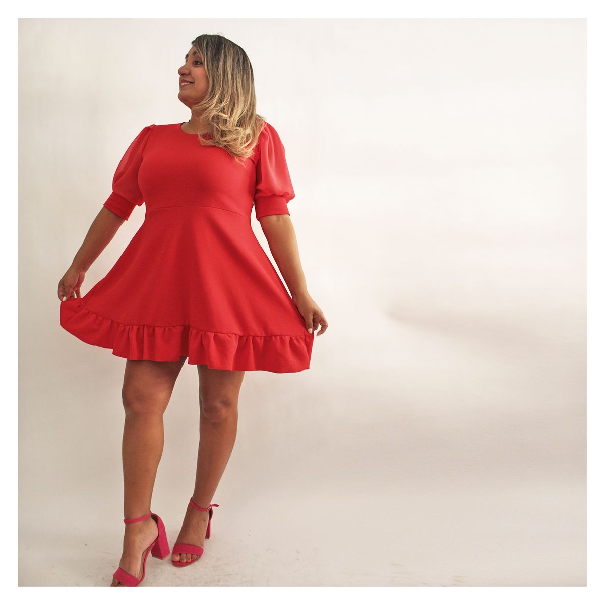 LIBERTE - Vestido Lorena Con Vuelos