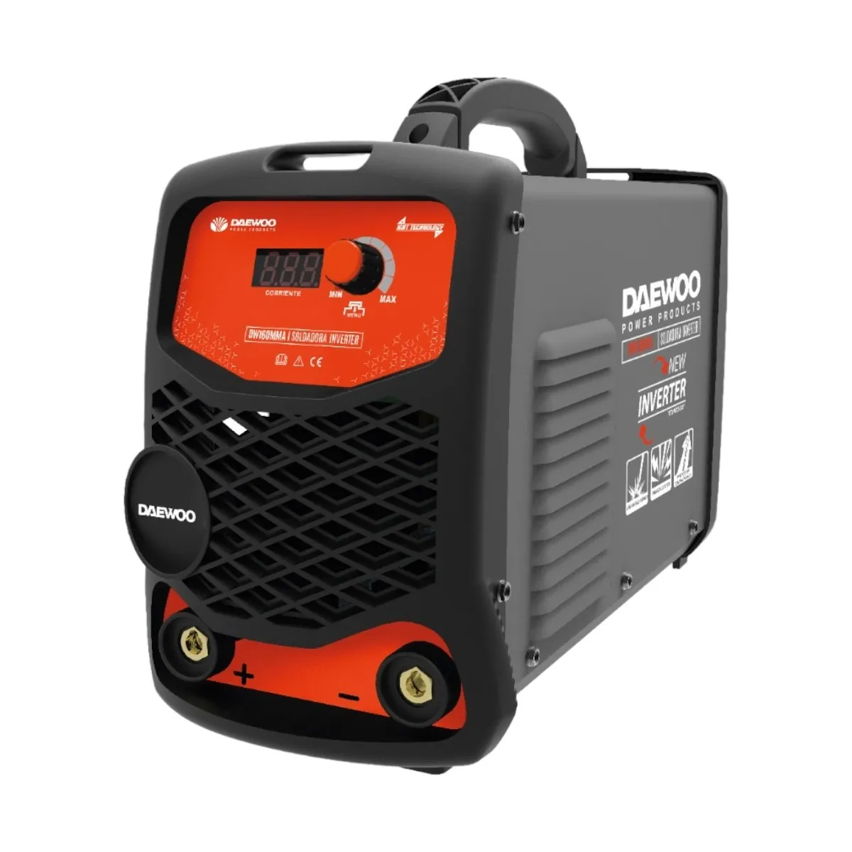 DAEWOO - Soldadora Inverter 160a Daewoo DW160MMA 220v Accesorios