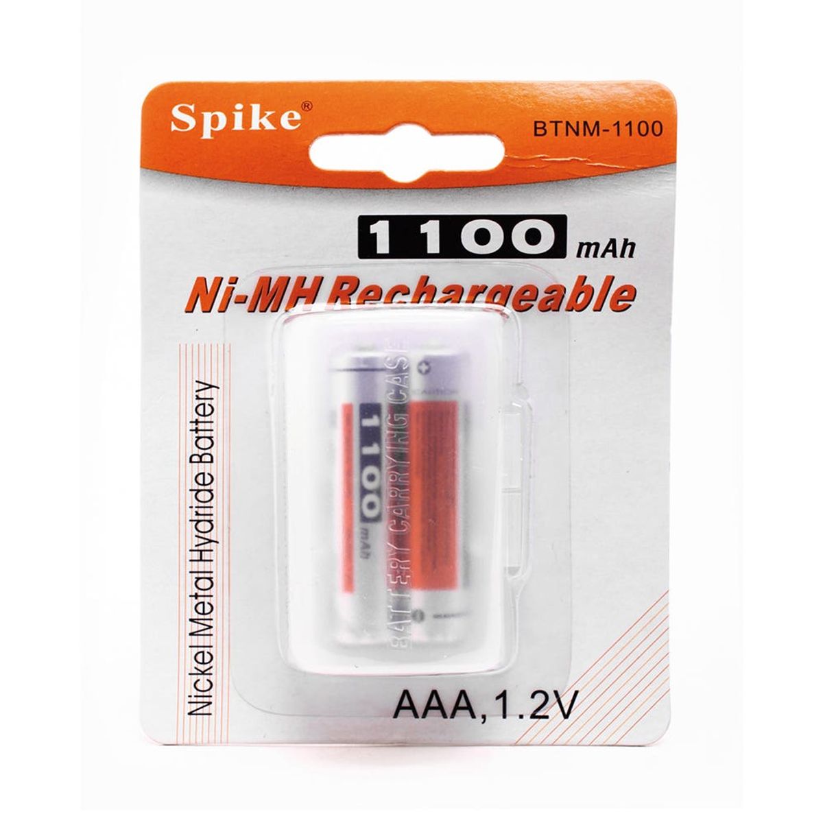 GEN - BLISTER AAAX2 PILA RECARGABLE 1100MA SPIKE