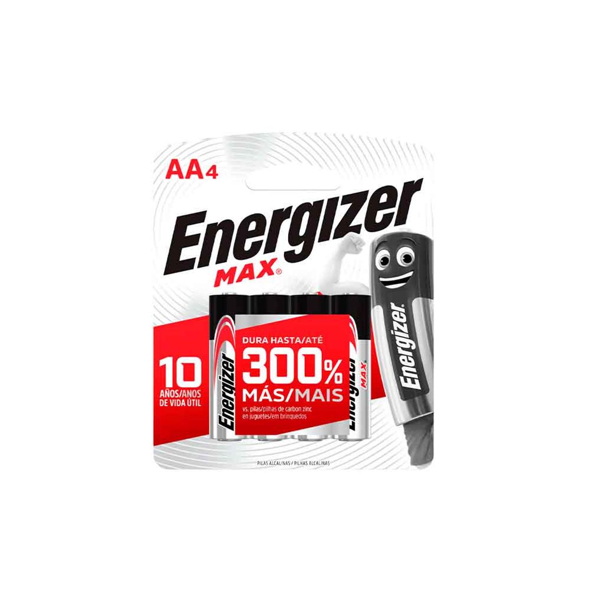 ENERGIZER - BLISTER PILAS ALCALINA ENERGEIZER MAX  AA X 4