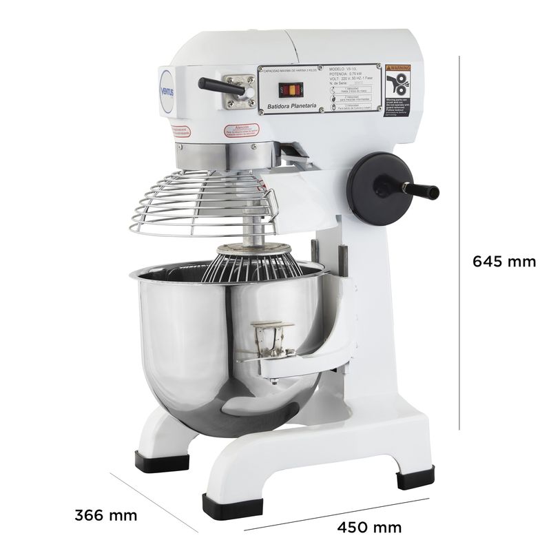 VENTUS - Batidora Industrial 10 lts Ventus