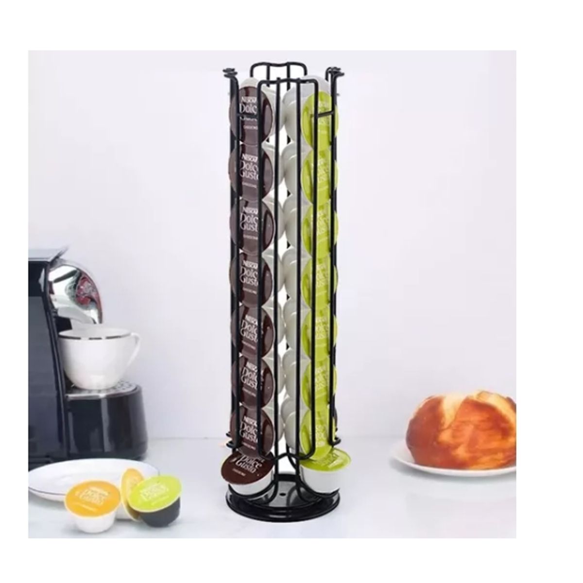 ESHOPANGIE - Porta Cápsula Para Dolce Gusto Giratorio 360° 32 Capsulas
