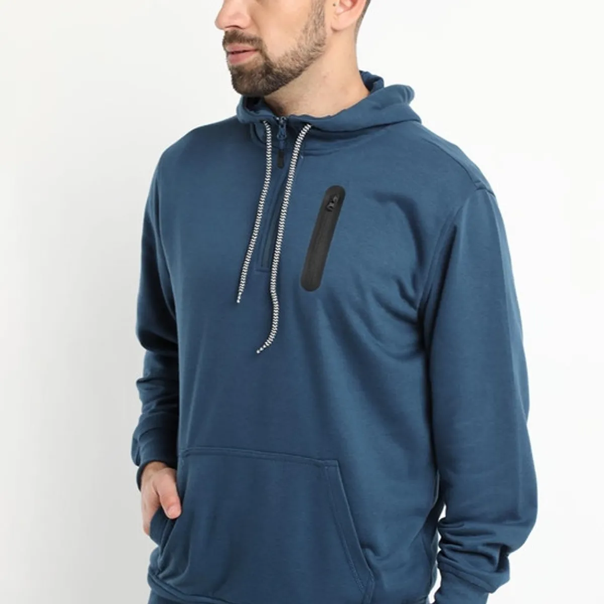 KOTTING - Poleron Medio Cierre Azul Marino KOTTING