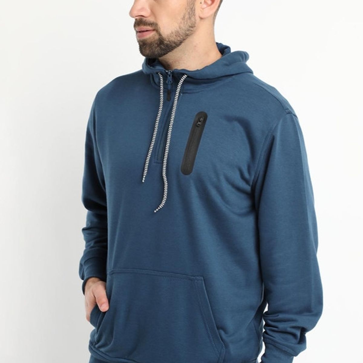 KOTTING - Poleron Medio Cierre Azul Marino KOTTING