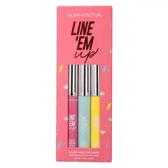GLAM FACTOR - Set de Delineadores Line Em Up N23