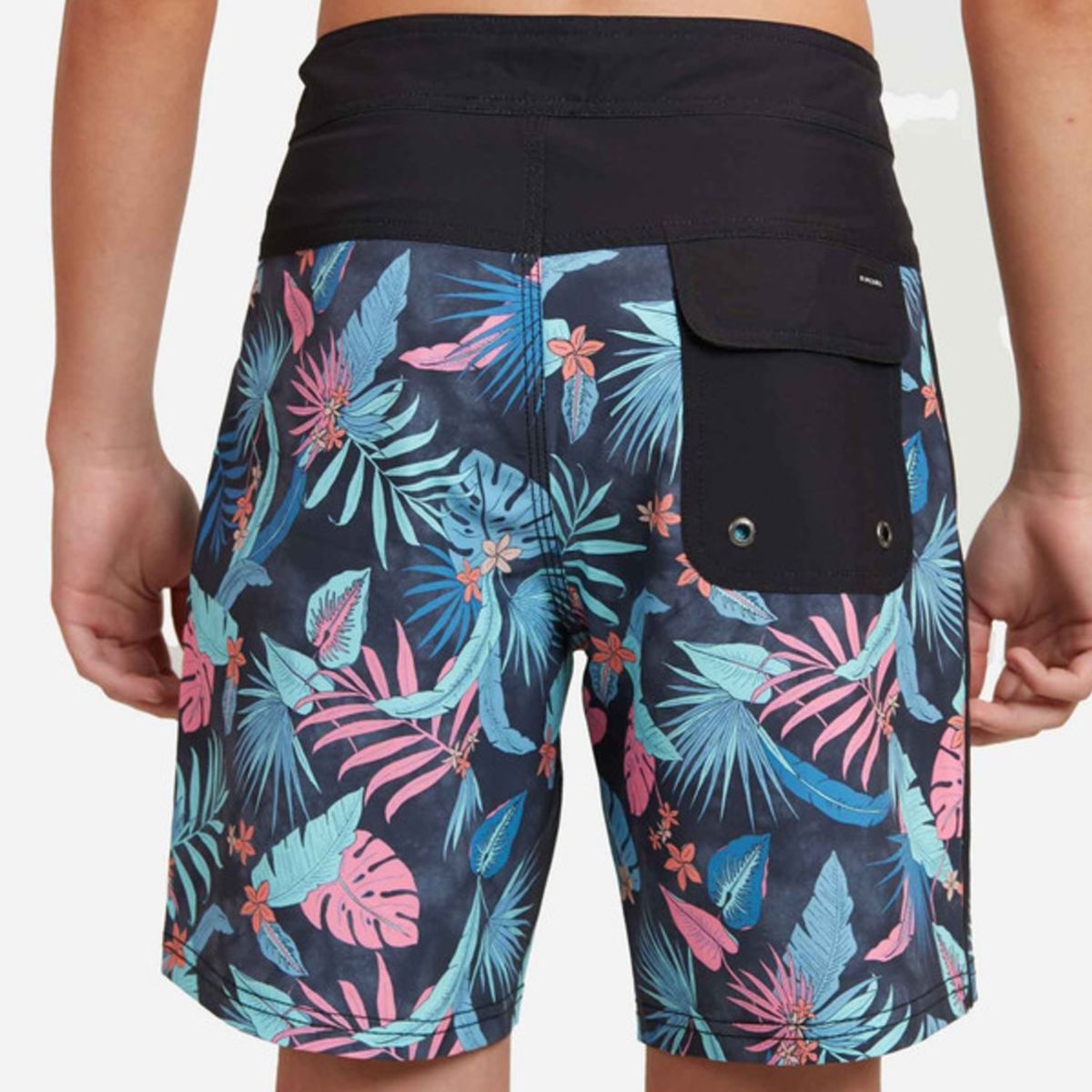MAUI AND SONS - Traje De Baño Stretch Juvenil Negro Rip Curl.