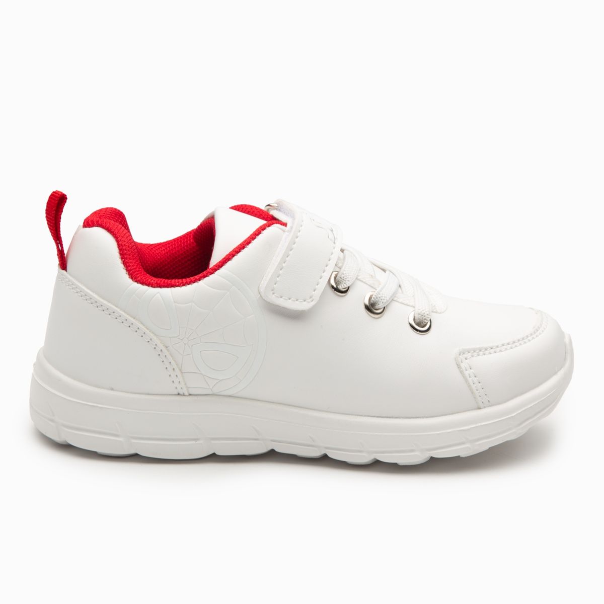 MARVEL - Zapatilla Escolar Niño White Spiderman Blanca Marvel