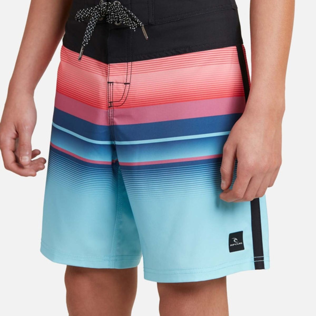 MAUI AND SONS - Traje De Baño Stretch Juvenil Negro Rip Curl.