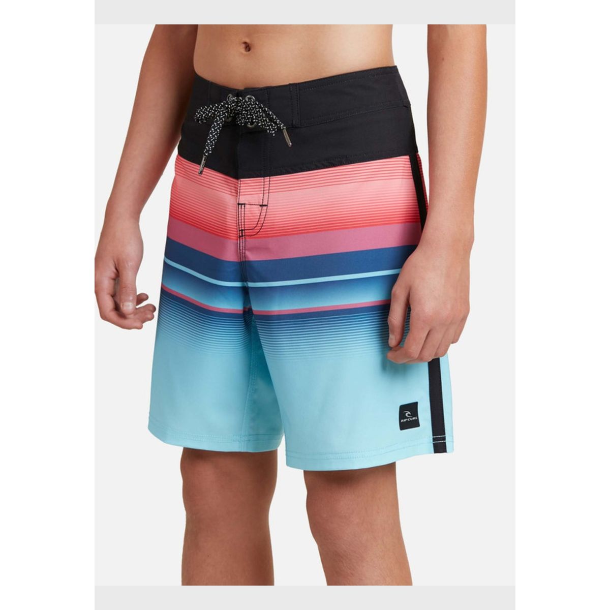 MAUI AND SONS - Traje De Baño Stretch Juvenil Negro Rip Curl.