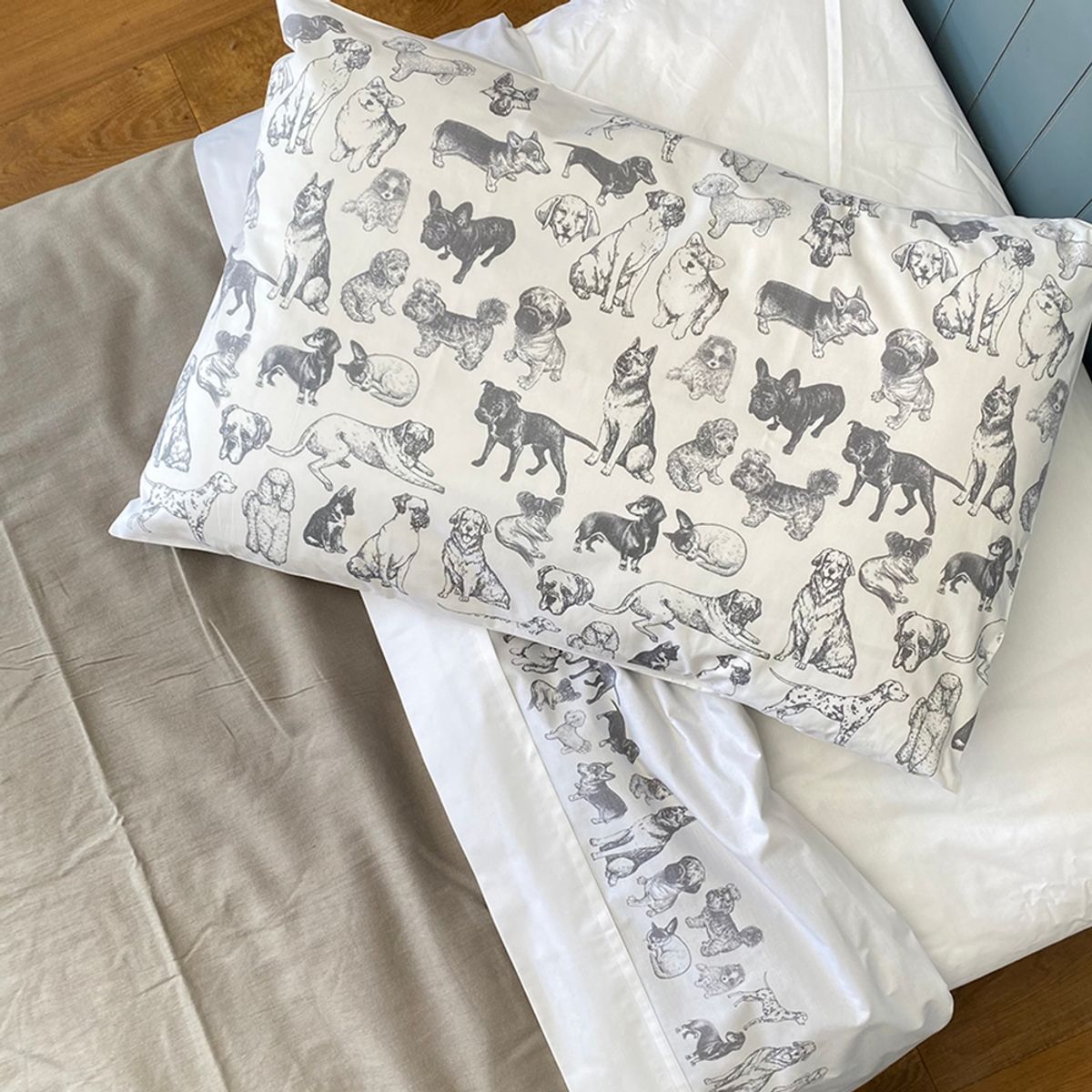 TUYO PRINT - Juego de Sabanas 1 plaza Dog Lover - Tuyo Print