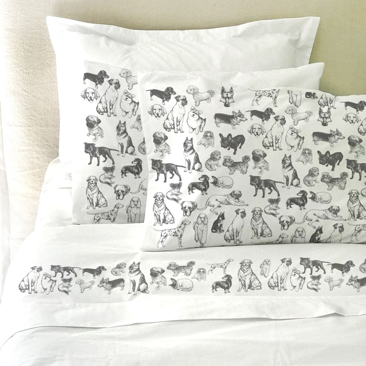 TUYO PRINT - Juego de Sabanas 2 plaza Dog Lover - Tuyo Print