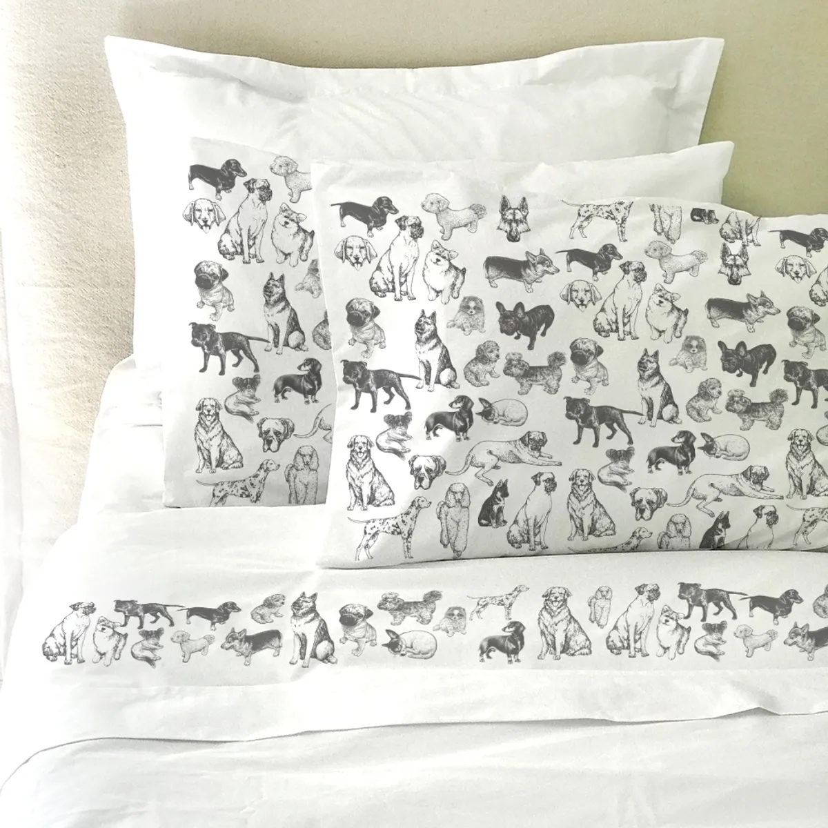 TUYO PRINT - Juego de Sabanas 2 plaza Dog Lover - Tuyo Print