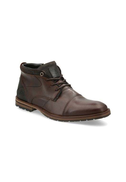 Botines Cuero Hobard-6-43 Café