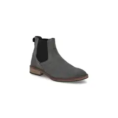CARDINALE - Botines Chelsea Cuero Thun-6-19 Gris