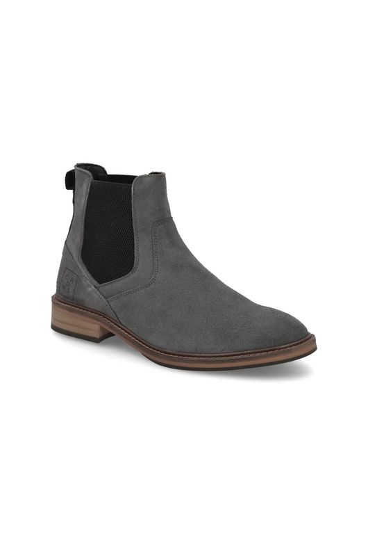 Botines Chelsea Cuero Thun-6-19 Gris