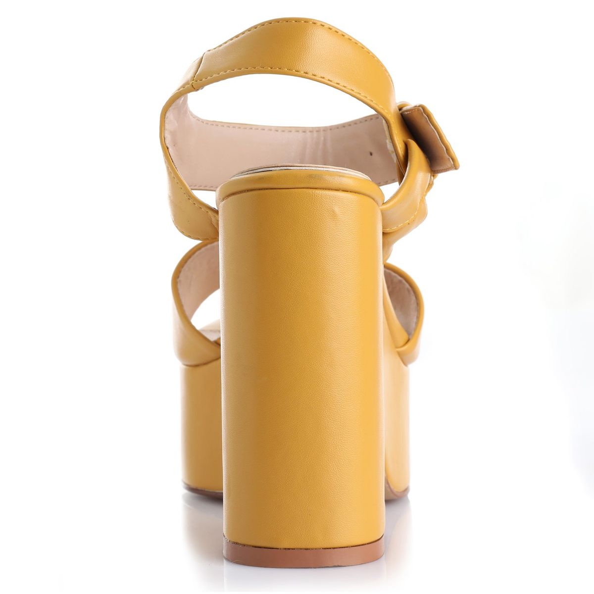 VIA UNO - Sandalia Mujer Amarillo Via Uno 22433602