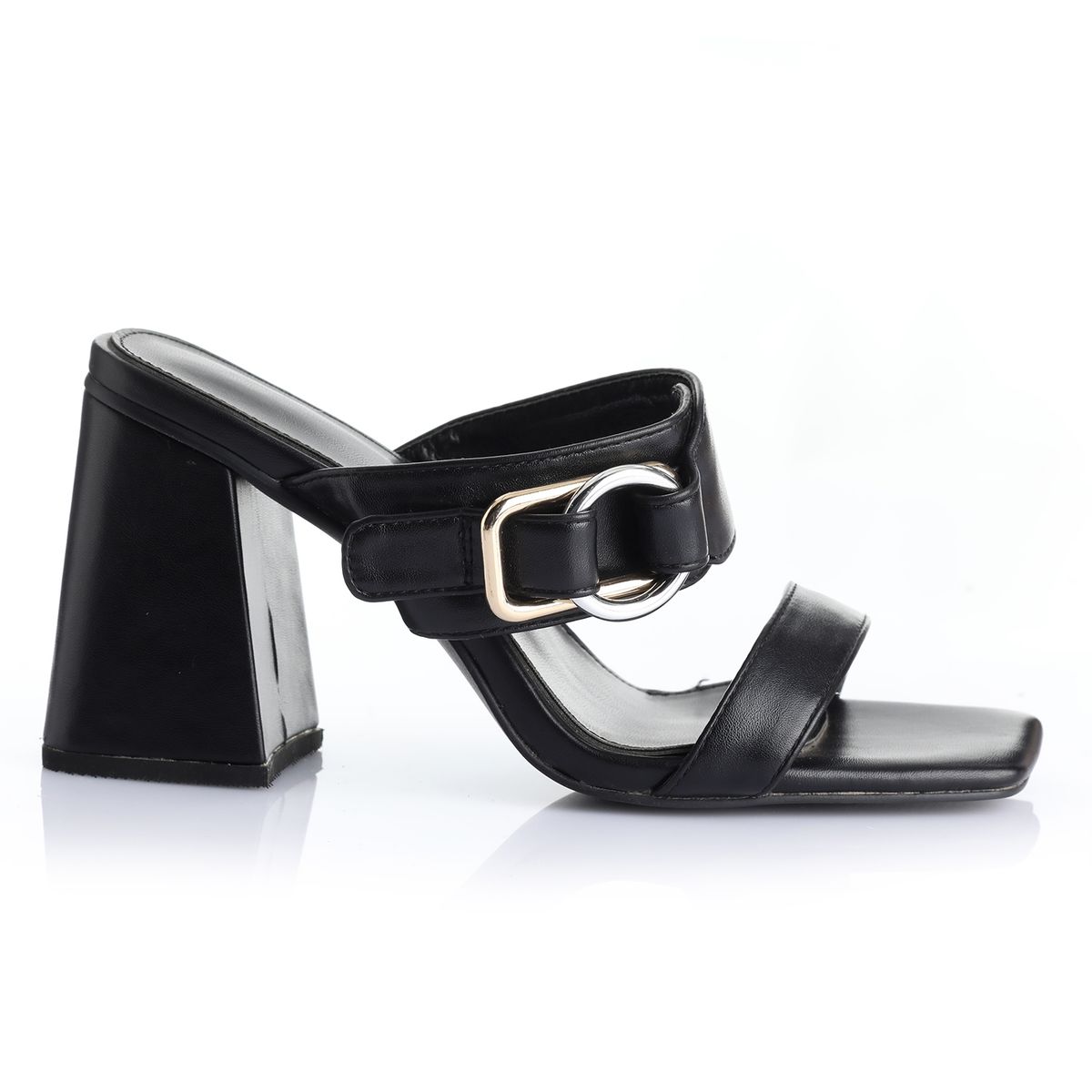 VIA UNO - Sandalia Mujer Negro Via Uno 22433606