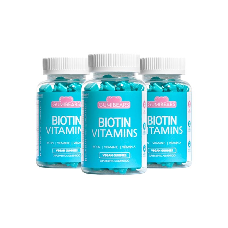 GENERICO - Vitamina Biotin para el cabello 3Meses