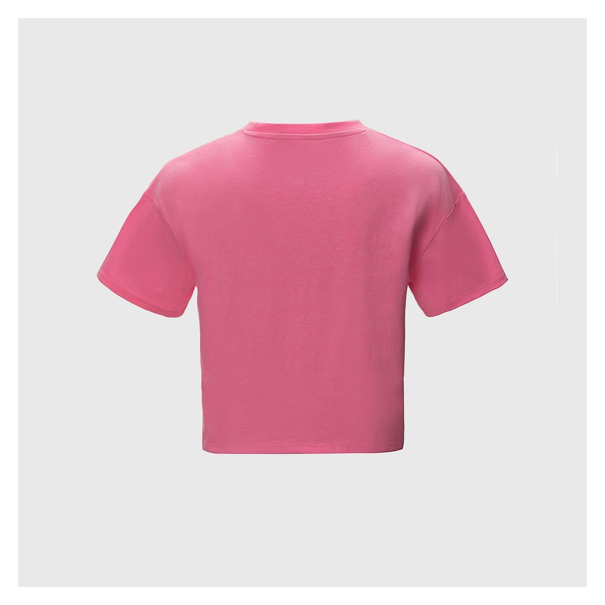 FASHION'S PARK - Polera Niña Con Nudo Y Folia Rosado Fashion's Park