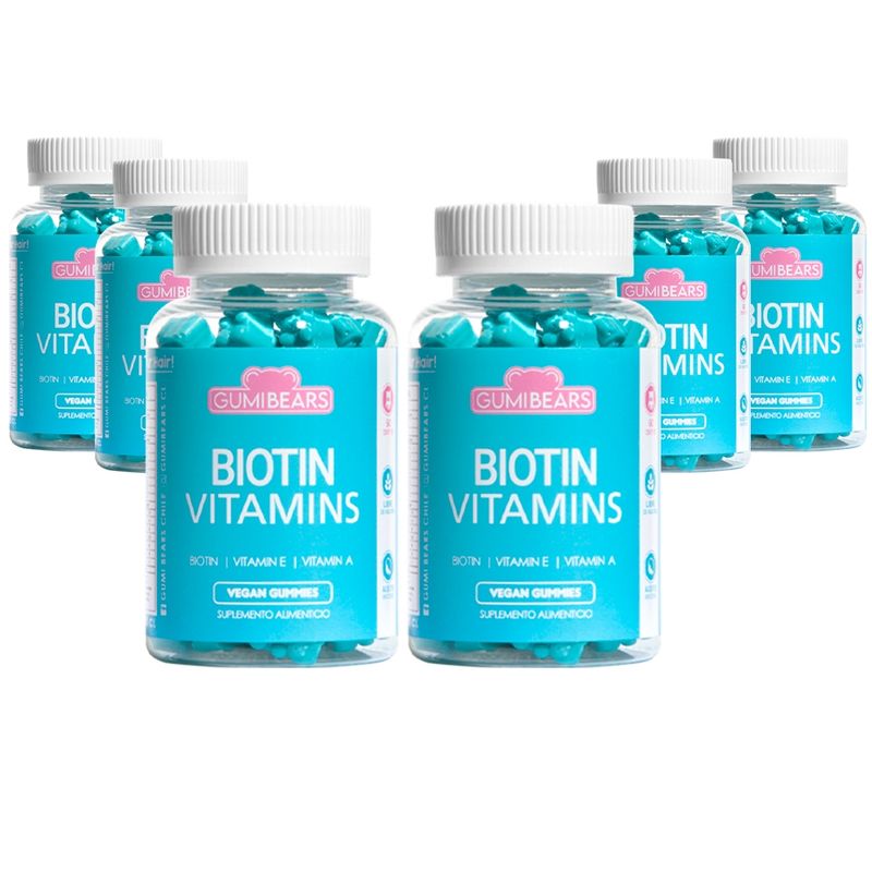GENERICO - Vitamina Biotin para el cabello 6Meses