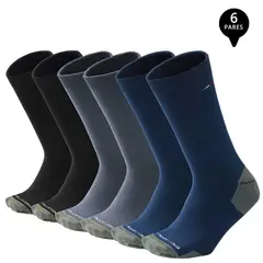 GIOVACCHINO - Pack de 6 Calcetines Vestir Bambú Cobre Hombre