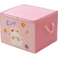 Bolsa De Almacenamiento Para Niños Organizador Ropa Juguetes Rosa