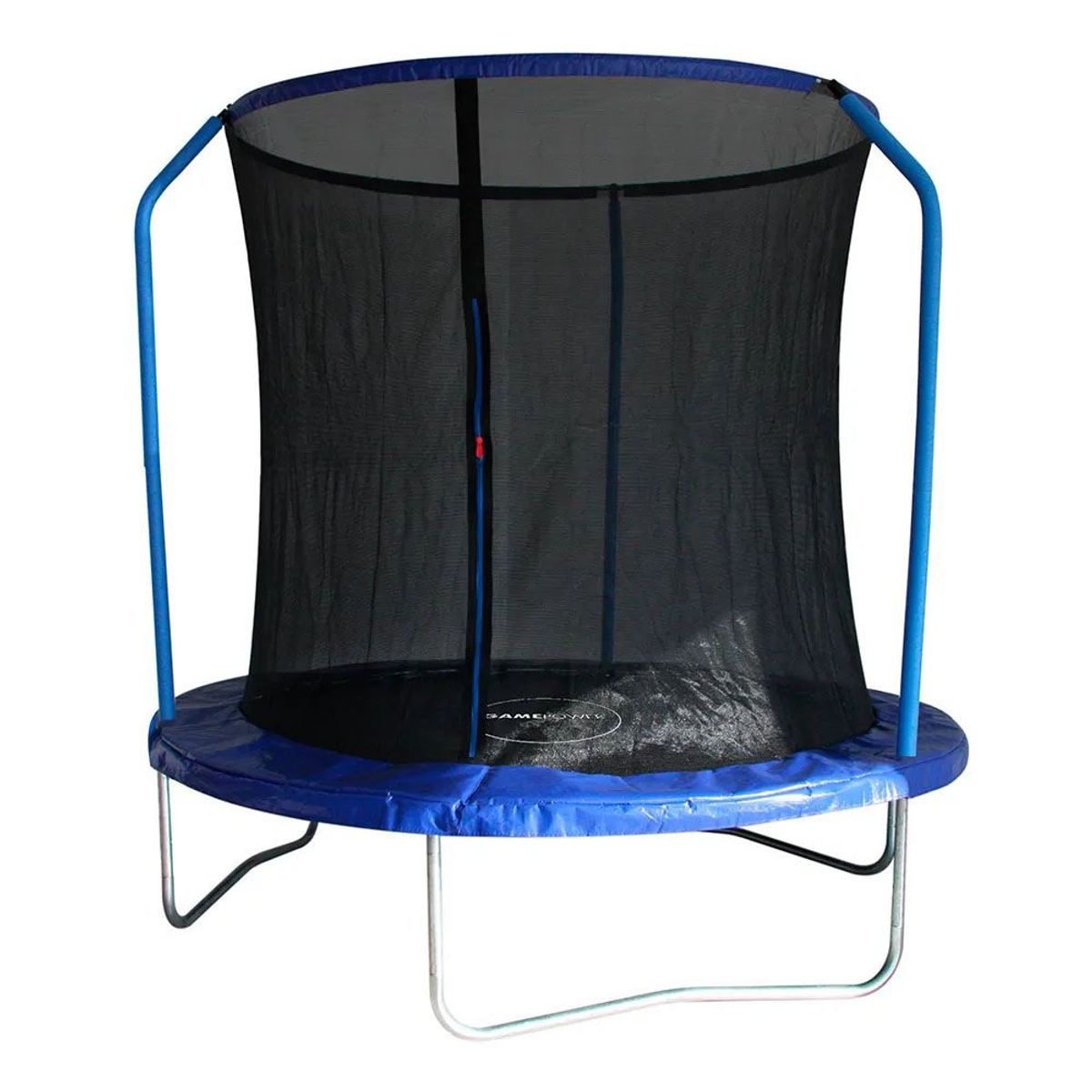 GAME POWER - Cama Elástica 244 Diámetro Tubos De Metal Galv Azul/negro