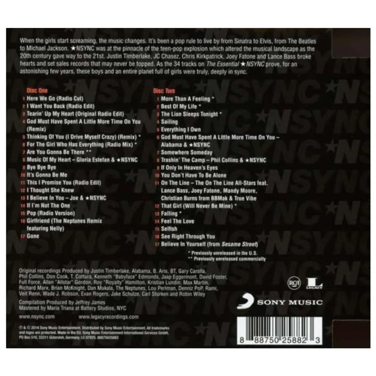 HITWAY MUSIC - NSYNC - THE ESSENTIAL *NSYNC (2CD) - CD HITWAY MUSIC