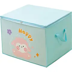 GENERICO - Bolsa De Almacenamiento Para Niños Organizador Ropa Juguetes Azul