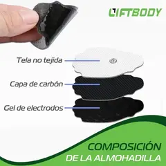 LIFTBODY - Parches Electrodos Electroestimuladores Muscular Tens x20