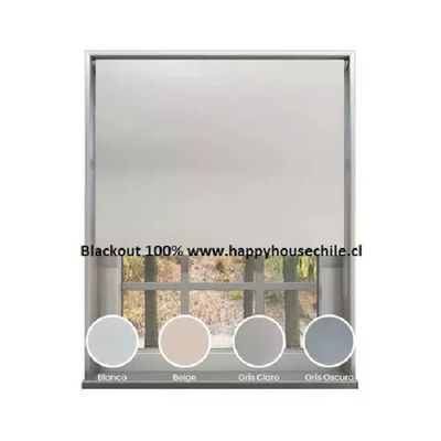 Imagen 2 del producto Cortina Roller Doble Blackout Sunscreen 120x200 GRIS