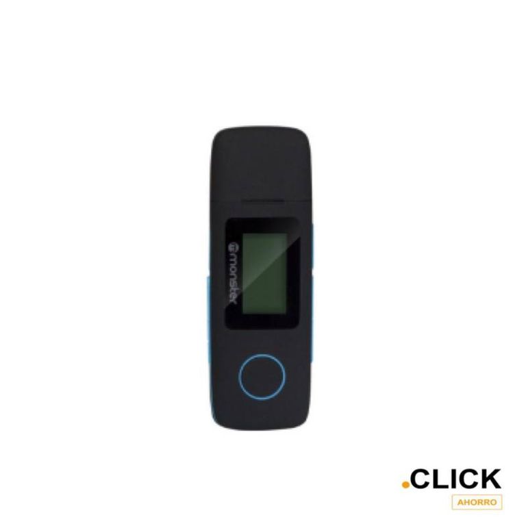 MONSTER REPRODUCTOR MP3 AZUL AUDIO