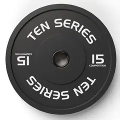 TEN SERIES - Disco Olímpico Bumper 15 Kg