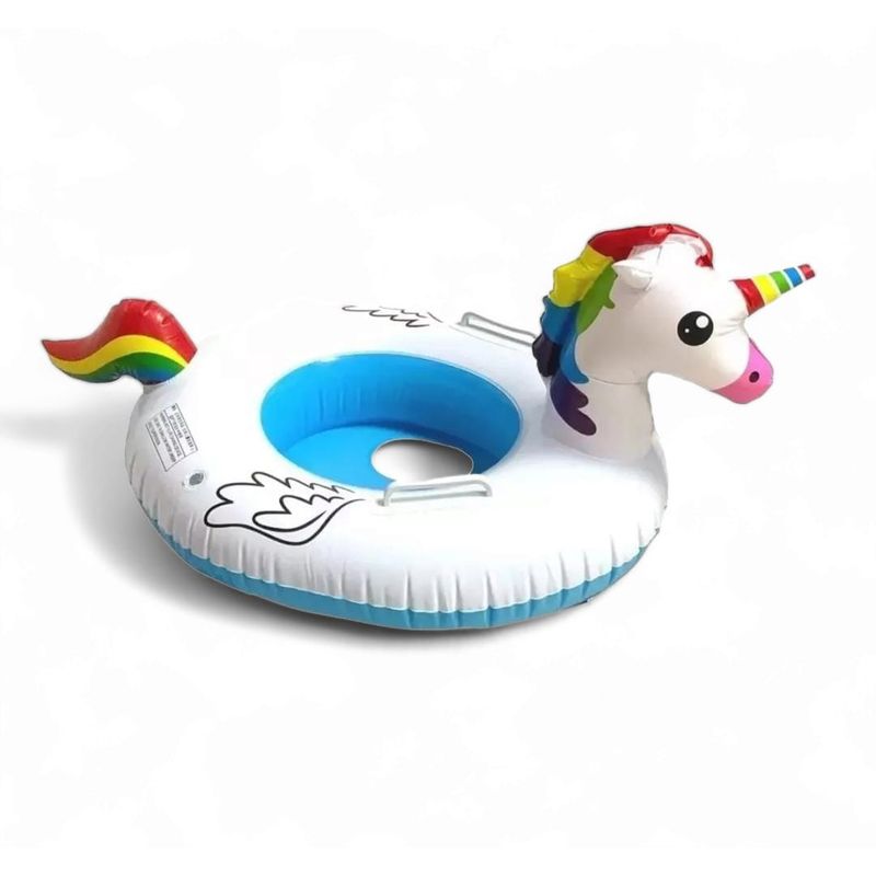 GENERICO - Flotador inflable para piscina diseño unicornio para niños
