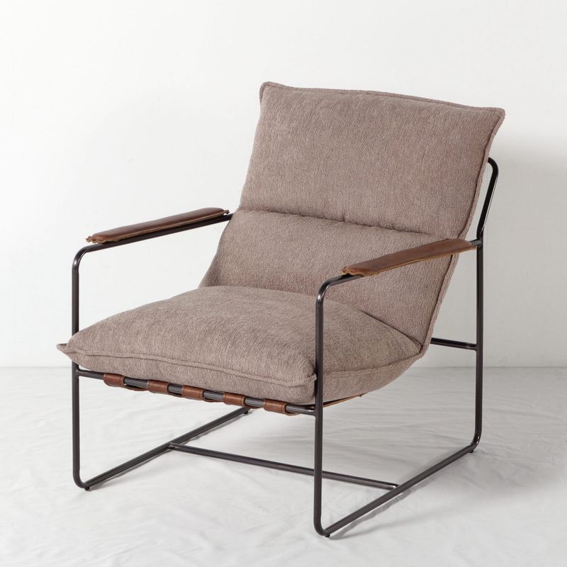 UNICO DISEÑO - Sitial Marsella Tela Boucle Café